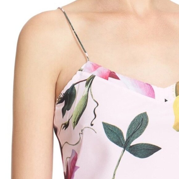 💕TED BAKER💕 Riia Citrus Bloom Cami Top ~ Abstract Floral Print Medium M NWT - Picture 4 of 15